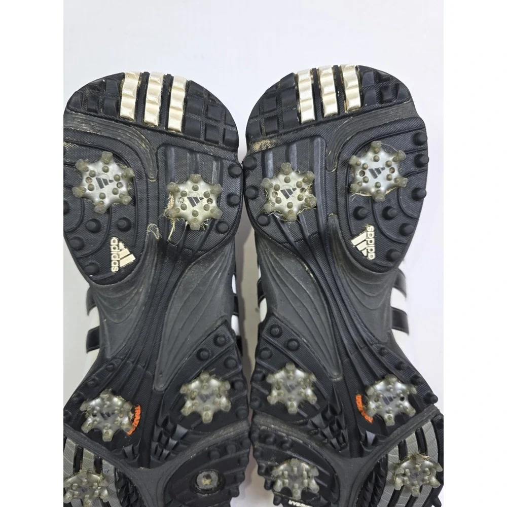 Adidas Geofit Mens Leather Foam Insole Traxion adiWEAR Golf Shoes Size 8.5